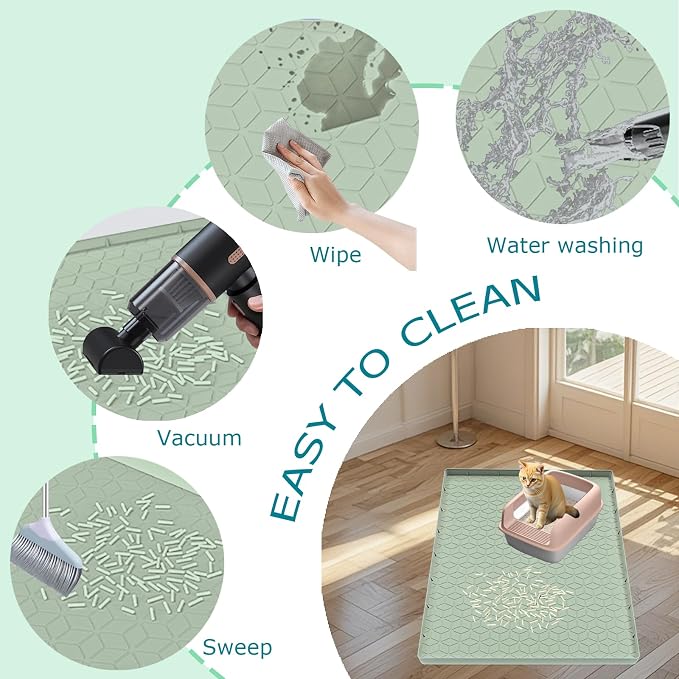 Cat Litter Mat, Silicone Large Cat Mat - Image 3
