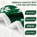 Waterproof Blanket for Dog Puppy Cat, Cute 3D Textured Flower Dog Blanket for - Image 3