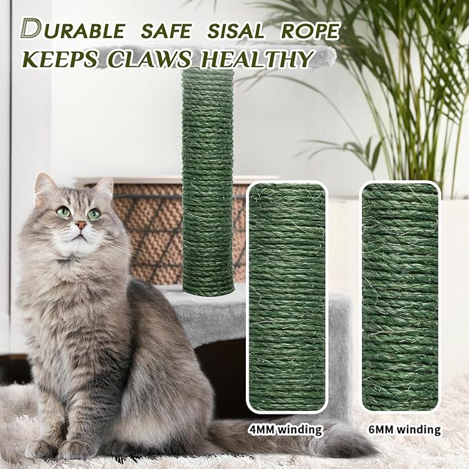 Green Sisal Rope 1/4 Inch by 49-Feet - Image 6