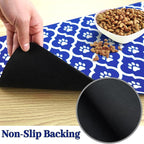 Dog Food Mat 12X20 Inch Pet Feeding Absorbent Mats - Image 5