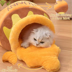 Honey Pot Cat Cave Bed, Soft and Thick Rebound Sponge Pet Nest - Image 2