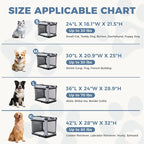 DUMOS Dog Crate 30 Inch Travel Cat Pet Carrier - Image 5