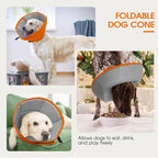 Dog Cone Collar After Surgery for Large Dogs, Adjustable Soft Cone for Dogs to - Image 6