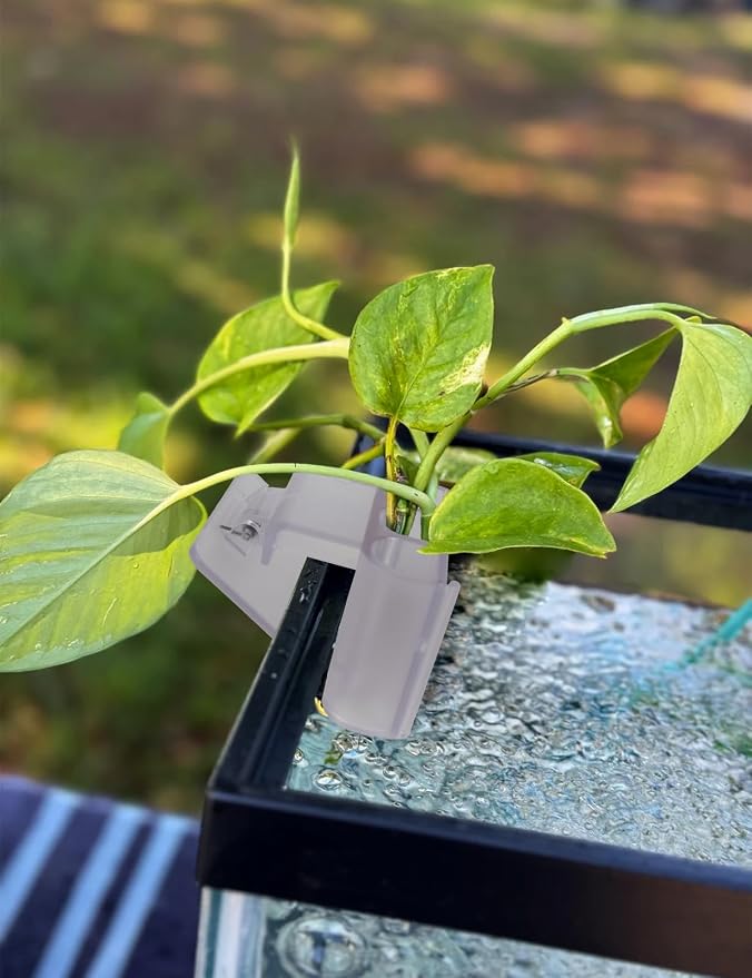 2 Pk Upgraded Aquarium Plant Holder, 3-Hole Hanging Aquarium Plant Holder - Image 5