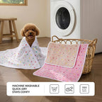 LINENLUX 1 Pack 3 Blankets Super Soft Fluffy Premium Fleece Dog Blankets - Image 4
