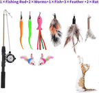 Retractable Cat Teaser Wand Toy, Cat Toys - Image 2