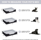 Orthopedic Dog Bed for Large Dogs, Egg Crate Foam Bed for Large Dogs, Equipped - Image 4