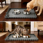 Dog Food Mat 20" x 15", Waterproof Silicone Pet Feeding Mat - Image 5
