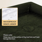 Orthopedic Dog Beds for Extra Large Dogs, Waterproof Egg Crate Foam XL Dog Bed - Image 3