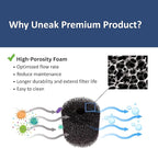UNEAK 2-Pack Medium Premium Pre Filter Sponge Aquarium Intake High-Porosity - Image 3