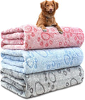 Dog Blankets for Medium Large Dogs, 3 Pack Washable 41" x 31", Fuzzy Soft Puppy by NXDZI