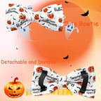 Halloween Dog Collar, Pet Collar Bow Pumpkin Pet Collar Girl Boy Holiday - Image 4