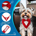 Dog Tuxedo, Formal Dog Wedding Bandana Adjustable Pet Collar - Image 3