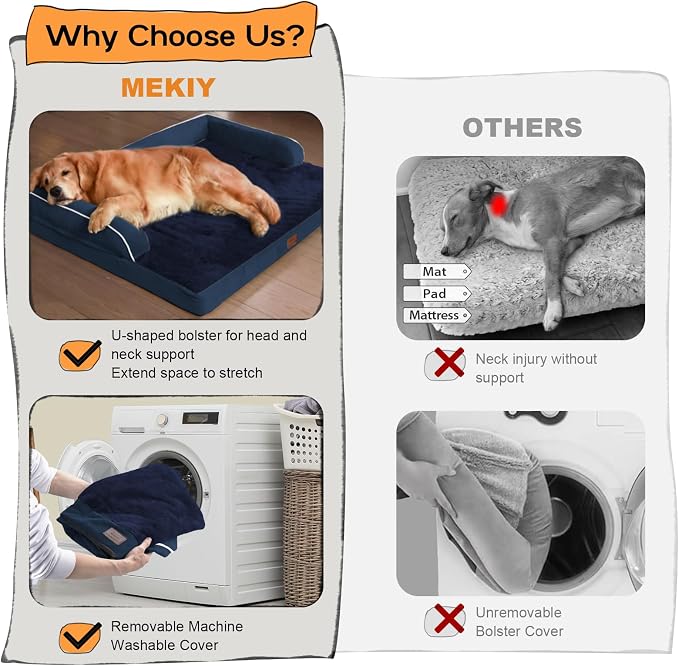 Orthopedic Large Dog Bed Washable: Orthopedic Dog beds - Image 3