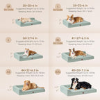 EHEYCIGA Orthopedic Dog Bed Medium Size Dogs, Memory Foam Dog Bed - Image 2