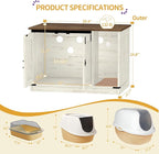 Cat Litter Box Enclosure, Hidden Litter Box Cabinet Furniture - Image 4