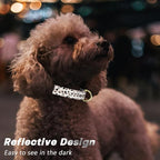 Reflective Dog Collar for Small Dogs, Cute Leopard Style Adjustable Heavy-Duty - Image 3