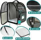 PetAmi Dog Backpack Carrier for Small Large Cat, Ventilated Pet Hiking Backpack - Image 4