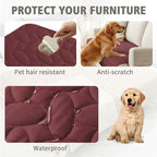 Ameritex Waterproof Pet Bed Cover Anti-Slip Dog Bed Blanket - Image 2