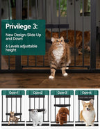 Babelio 36 Inch Extra Tall Baby Gate - Image 3