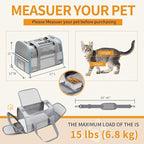 Soft-Sided Cat Carrier for Pets Up to 15lbs, Airline Approved Under-Seat Travel - Image 2