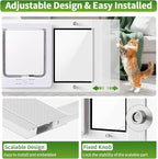 Aluminum Frame Cat Door for Window - Image 3