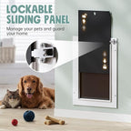 3-Flap Insulated Aluminum Dog Door - Image 5