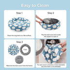 JOEJOY Donut Dog Bed Medium Size Dog, Cute Round Calming Pet Bed - Image 6