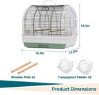 GarveeHome Portable Bird Cage Carrier, Small Bird Cage - Image 2
