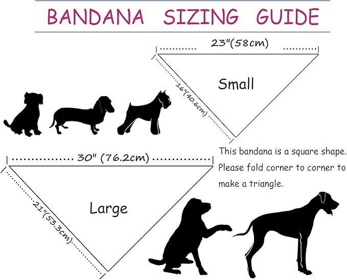 ARING PET Summer Dog Bandanas, Light Blue Flamingo Kerchief Triangle Bibs Scarf - Image 6