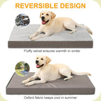 KSIIA Orthopedic Dog Bed Waterproof Dog Crate Bed - Image 4