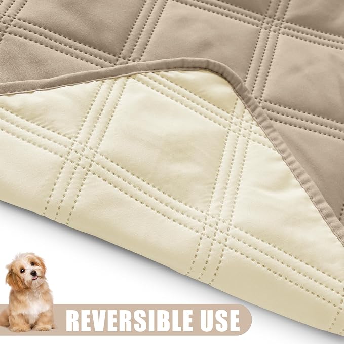 Smiry Waterproof Dog Bed Cover Blanket 68x82, Soft Reversible Pet Blanket - Image 3