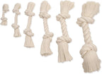 Mammoth Pet Products Dog Flossy Chews 100-Percent Cotton White Rope Bone - Image 5
