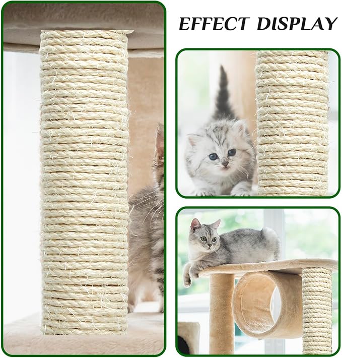 White Sisal Rope 1/4 Inch by 32-Feet - Image 5