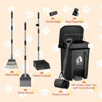 20L Dog Poop Trash Can Outside - Image 4