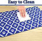 Dog Food Mat 16X24 Inch Pet Feeding Absorbent Mats - Image 6