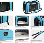 Henkelion Large Cat Carriers Dog Carrier Pet Carrier - Image 3