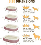 Orthopedic Waterproof Large Memory Foam Dog Bed: Washable Dog Bed - Image 2