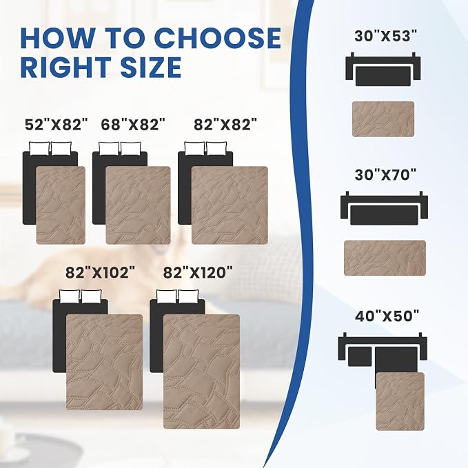 Waterproof Dog Bed Cover, Non-Slip Dog Blanket - Image 4
