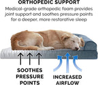 Furhaven Orthopedic Dog Bed for Large Dogs w/ Removable Bolsters & Washable - Image 5