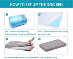Orthopedic Memory Foam Bed for Large Dogs, Waterproof Cooling Pet Mats for Crate - Image 6