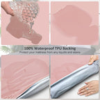 Twin Mattress Protector Waterproof, Fitted Sheet Style Breathable Mattress Cover - Image 3