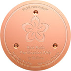 Mellbree Bird Bath Copper Disk, 0.6mm Reinforced 99.99% Pure Copper Cleaning by Mellbree