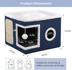 Shikha Cat Beds for Indoor Cats, Large Cat Cave - Image 2