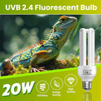 GlowUp 2.4% UVB Bulb for Birds, 20W Compact Fluorescent Light Bulb UVA UVB - Image 5