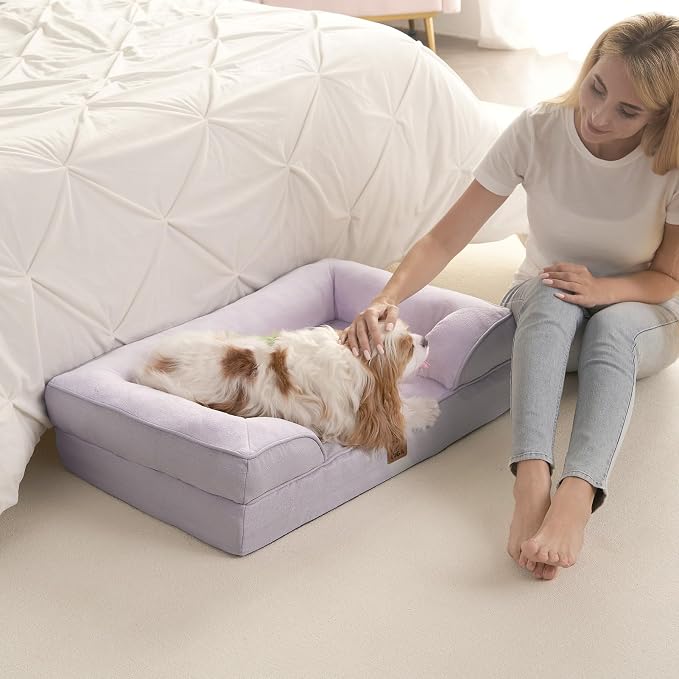EHEYCIGA Orthopedic Dog Beds for Large Dogs, Waterproof Memory Foam Large Pet - Image 7