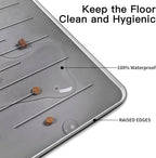 39.4"x29.5" Large Pet Food Mat, Silicone Dog Mats - Image 3