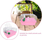 BESPORTBLE Spacious Bird Carrier Travel Cage Lightweight Portable Bird Cage - Image 9