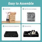 Orthopedic Dog Bed for Medium Small Size Dog, Soft and Warm Faux Fur Sofa for - Image 7