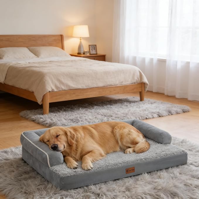 Orthopedic XXL Dog Beds, Waterproof Egg Crate Foam Big Pet Bed - Image 8
